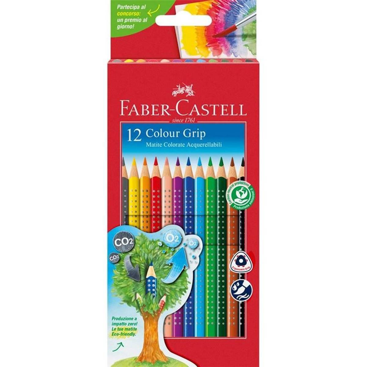 PASTELLI COLOUR GRIP acquarellabili DA 12