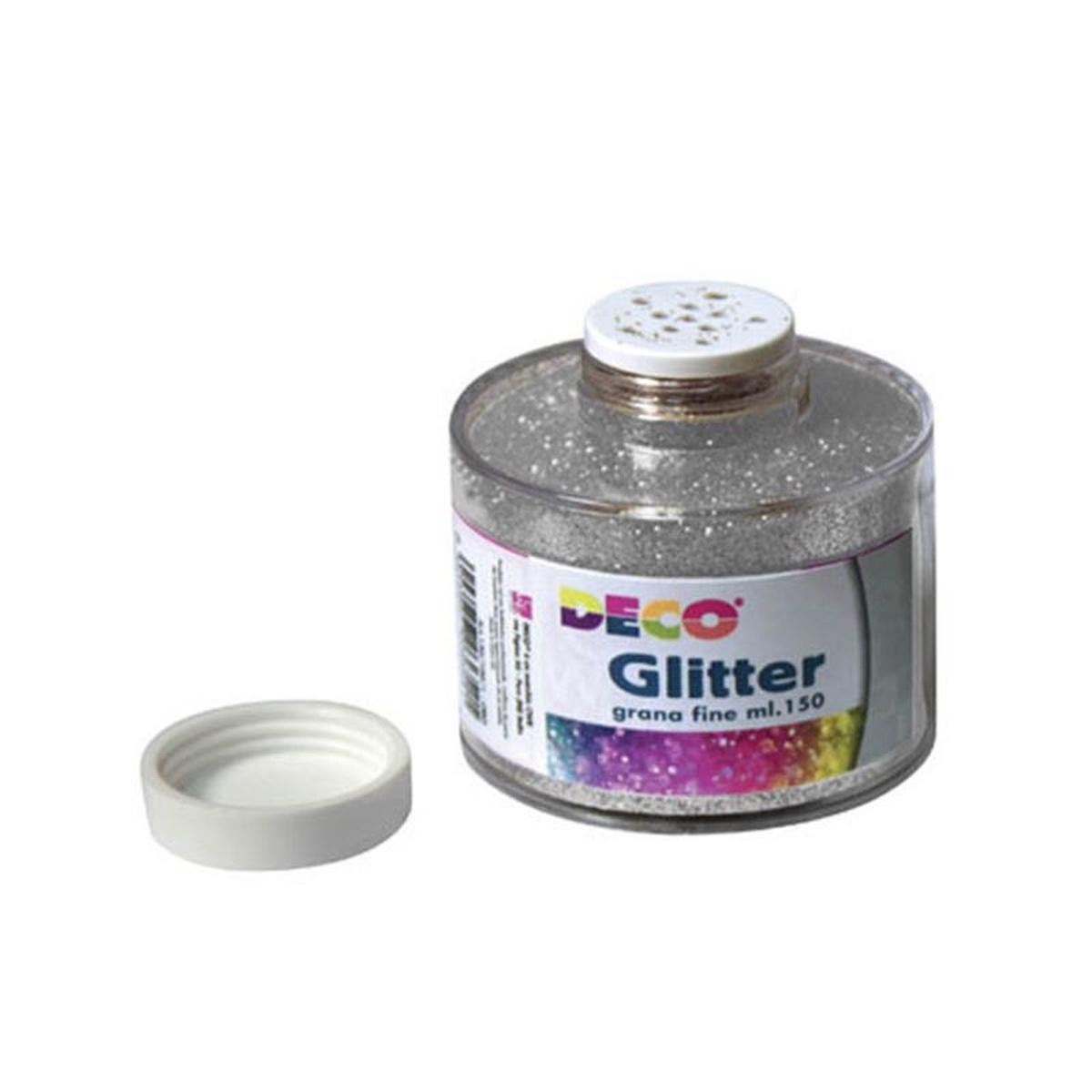 Glitter barattolo nml.150 argento