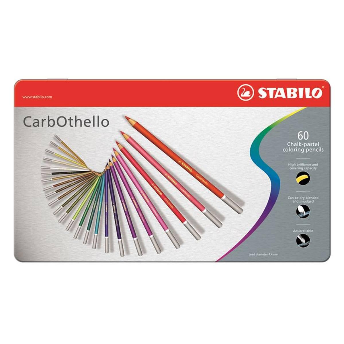 Stabilo carbothello scatola met. 60pz .