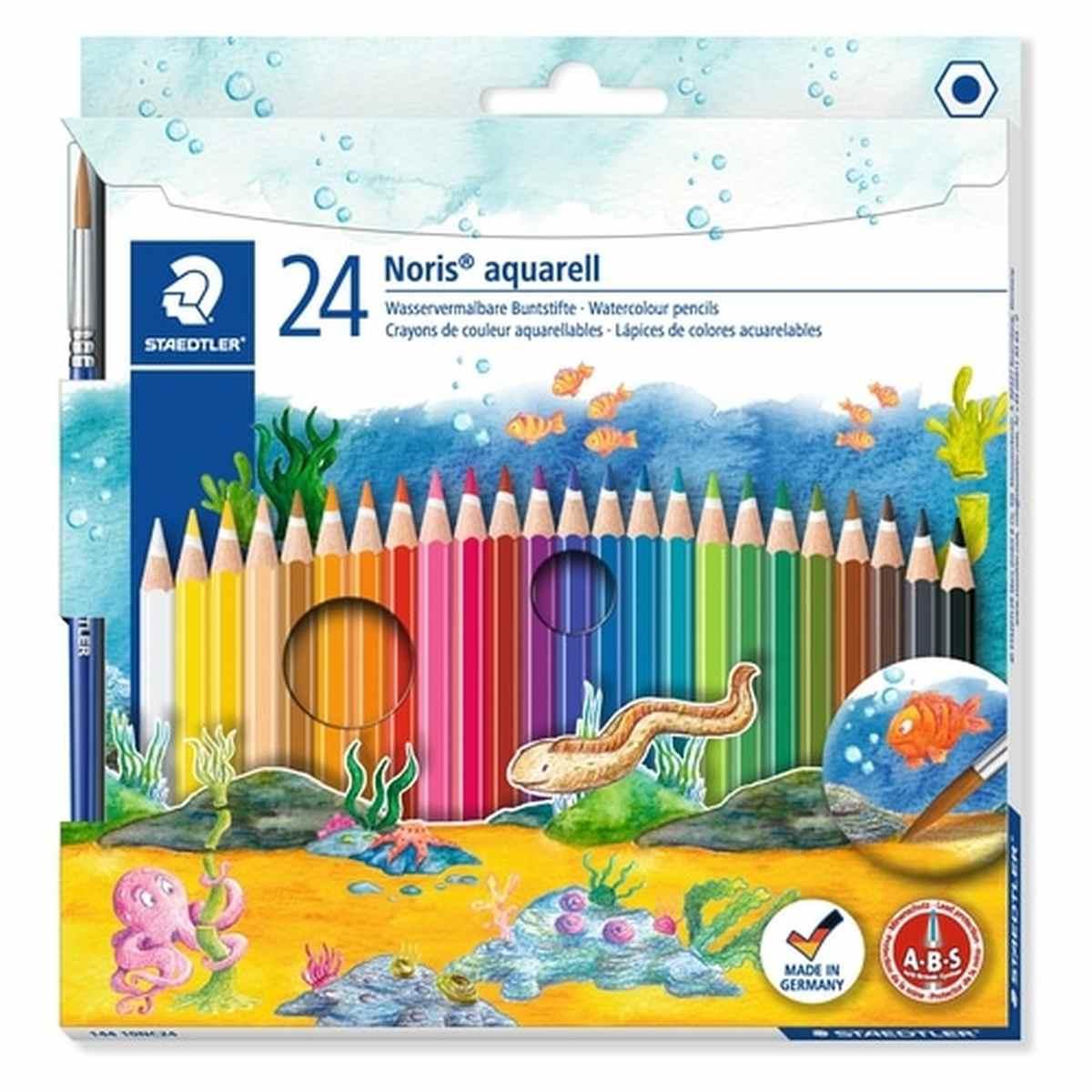 Pastelli aquarell noris club 24 pz.