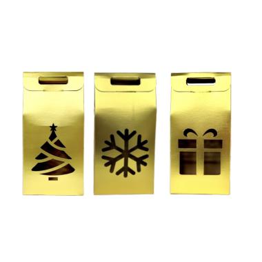 Porta bottiglia 2pz oro mtz