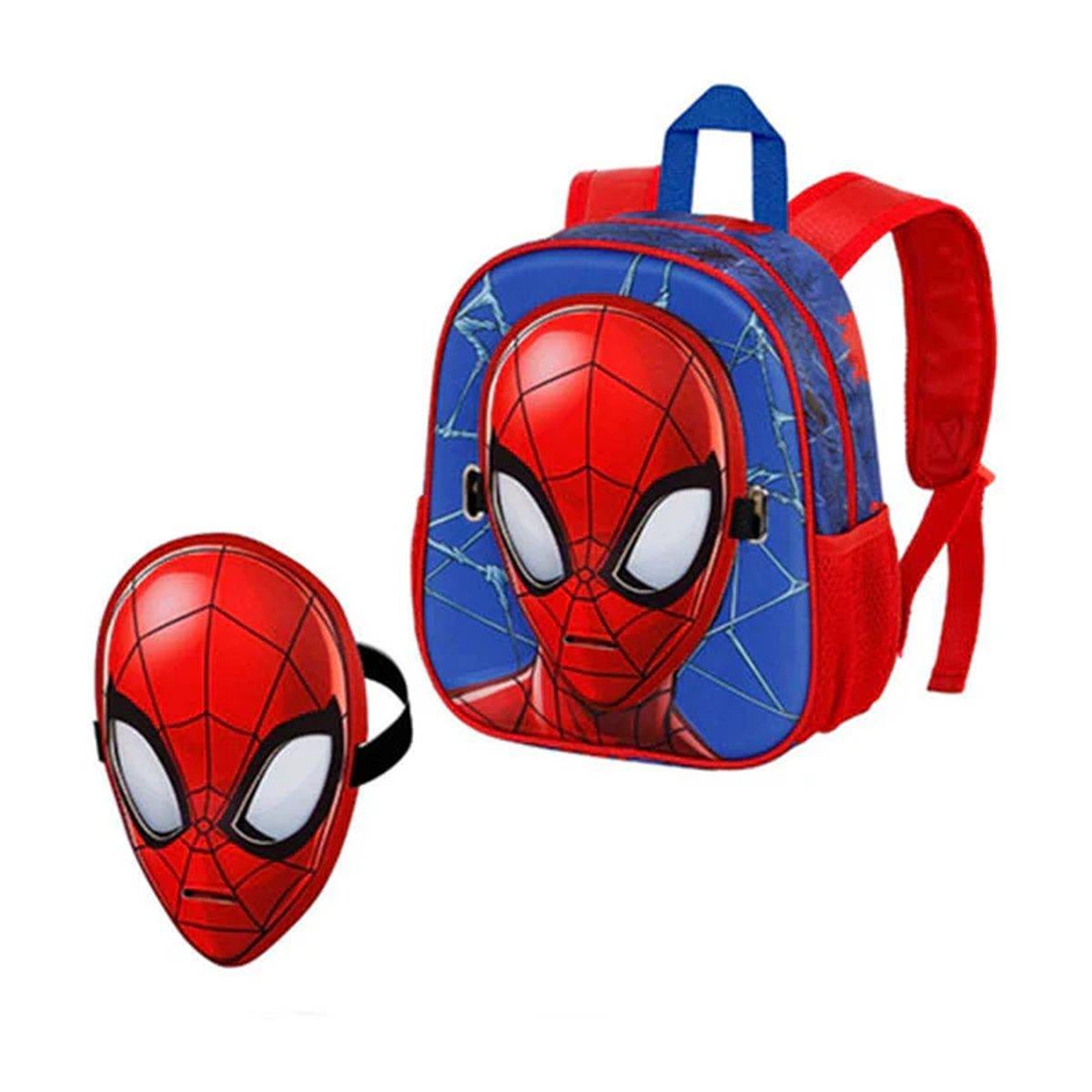 Zaino asilo spiderman con maschera
