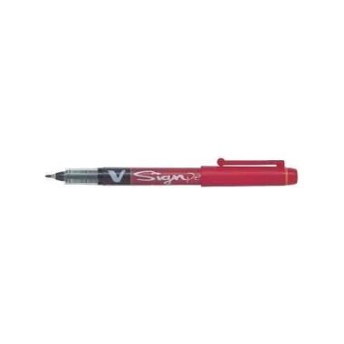 Penna v-signpen cf.12 pz. rosso