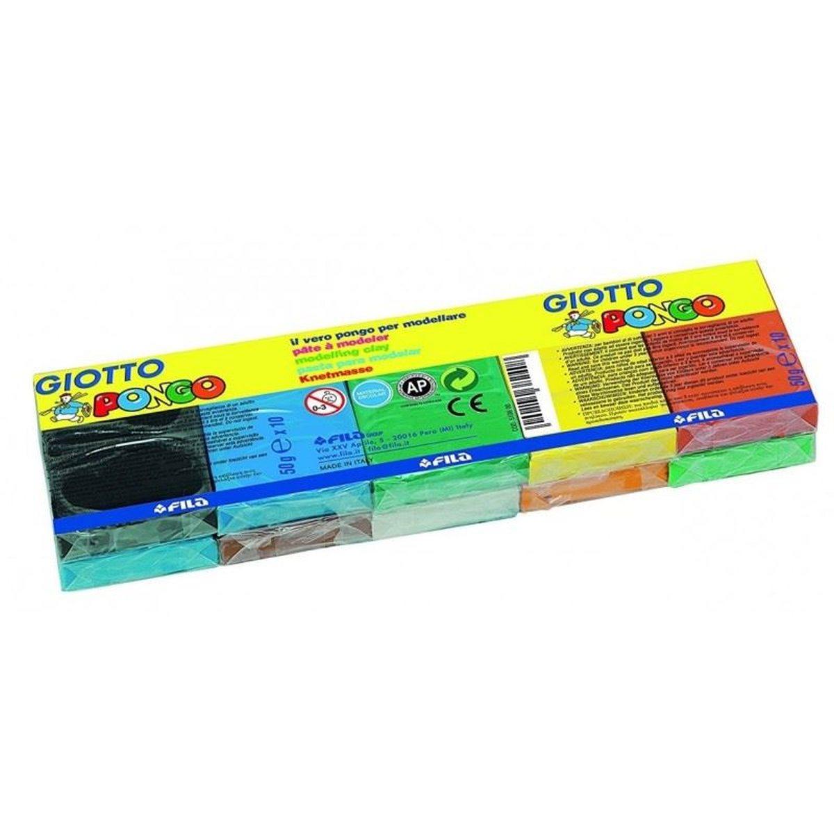 Giotto pongo fantasia panetto 10 x 50 gr