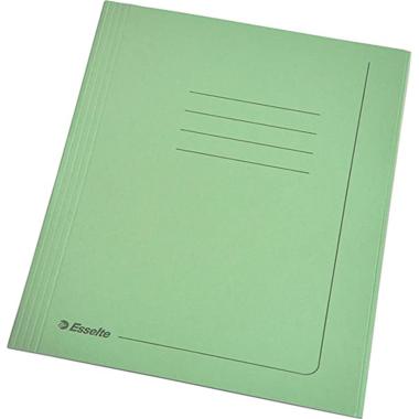 Cartelline manilla 3 lembi pz.25 verde gr.275