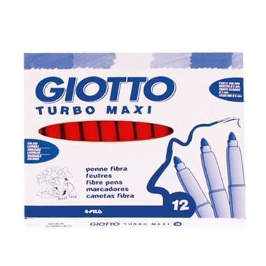 Giotto turbo maxi rosso scarlatto 12 pz