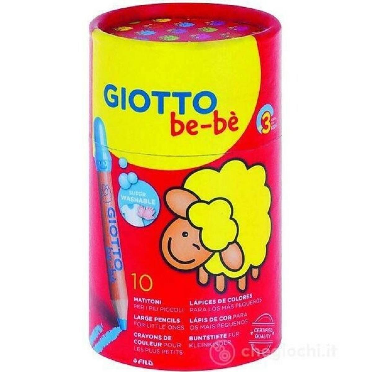 Giotto bebe' barattolo 10 pennarelli