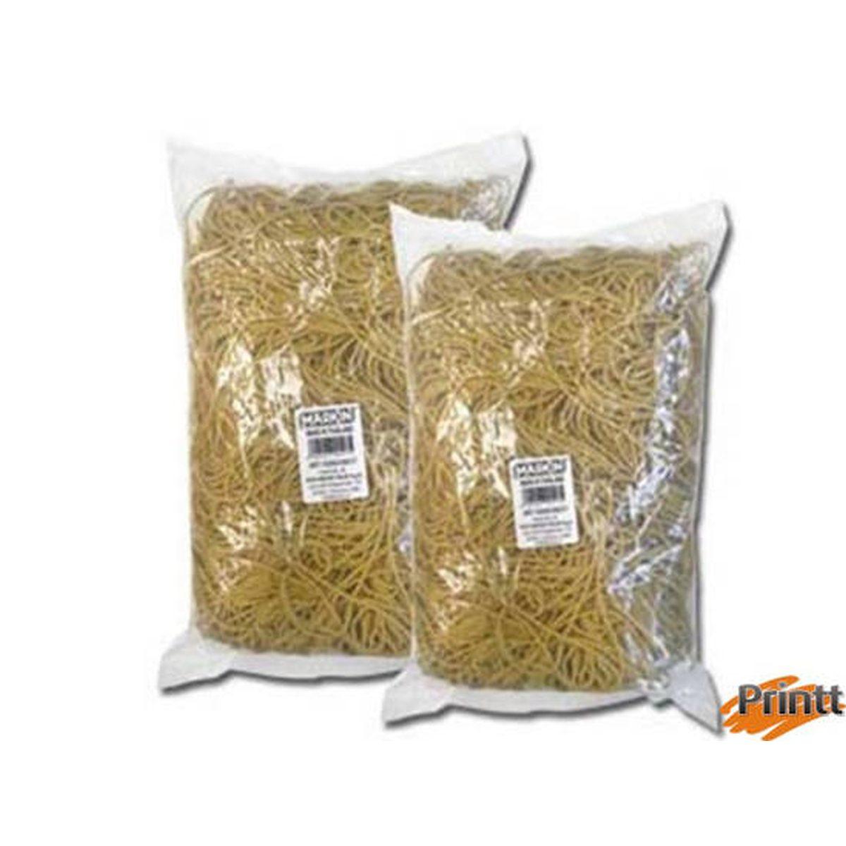 Elastici in gomma gialli d.120 kg.1