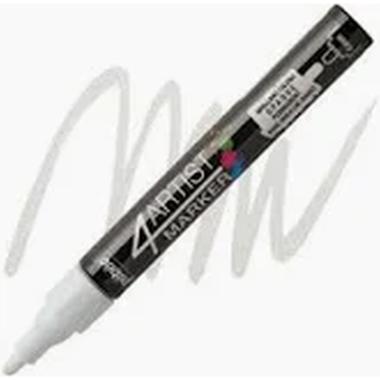 Marker artist tessuto 4mm bianco
