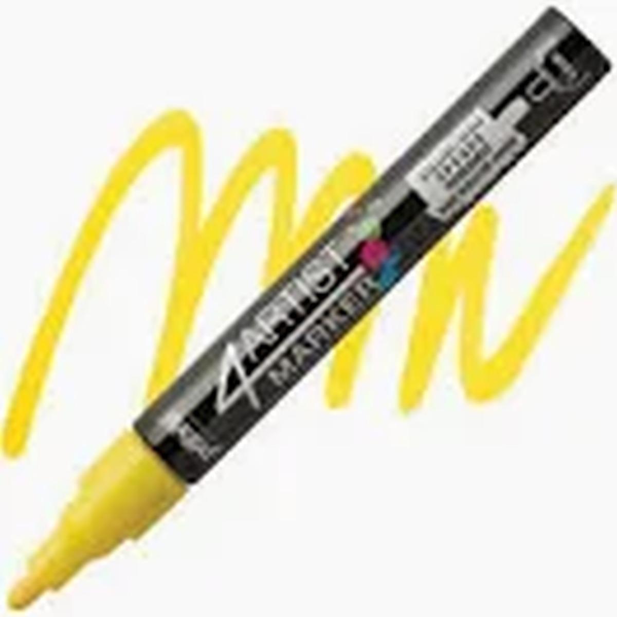 Marker artist tessuto 4mm giallo