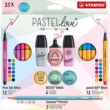 Stabilo pastellove set 35pz