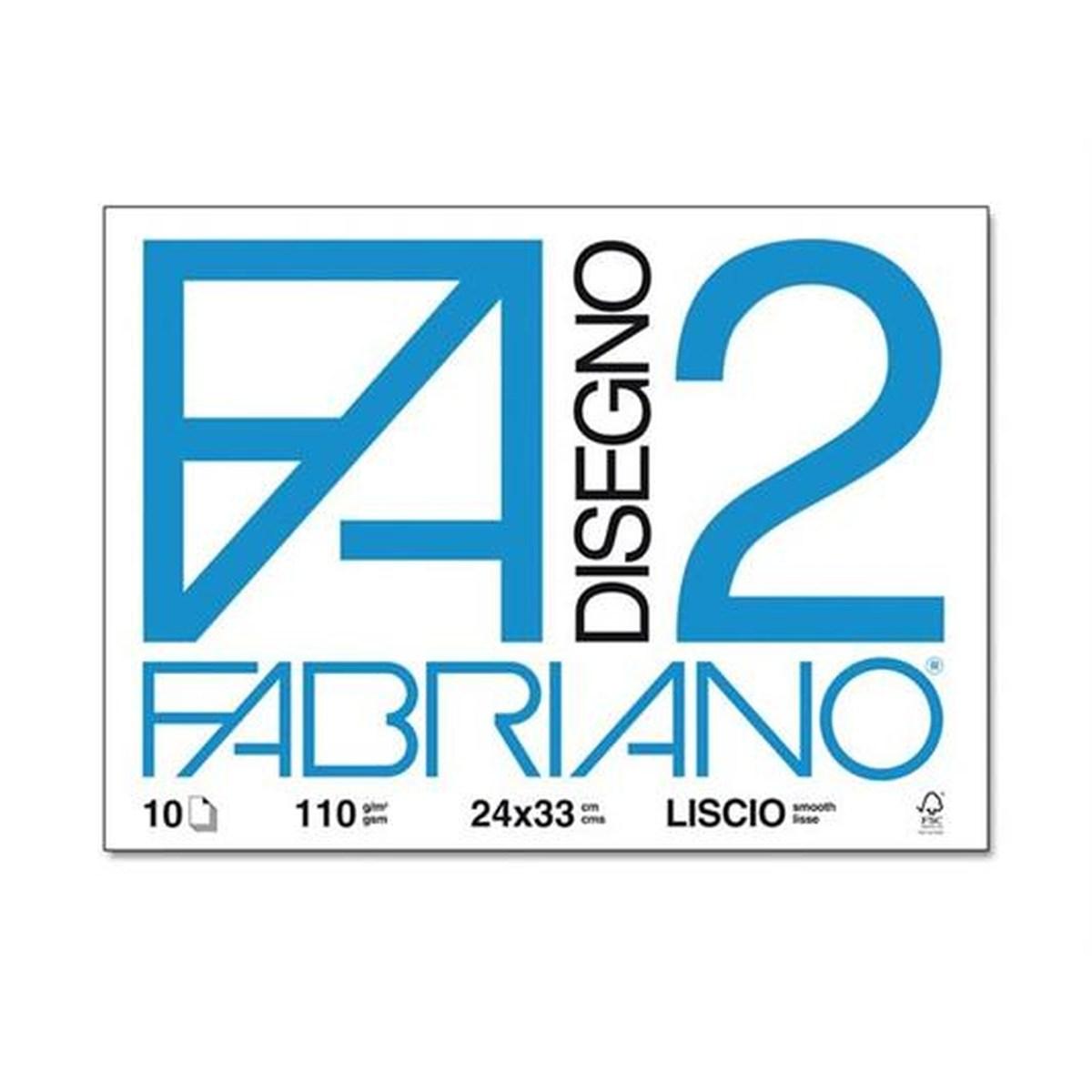 ALBUM FABRIANO 2 FG.10 24X33 110gr LISCIO