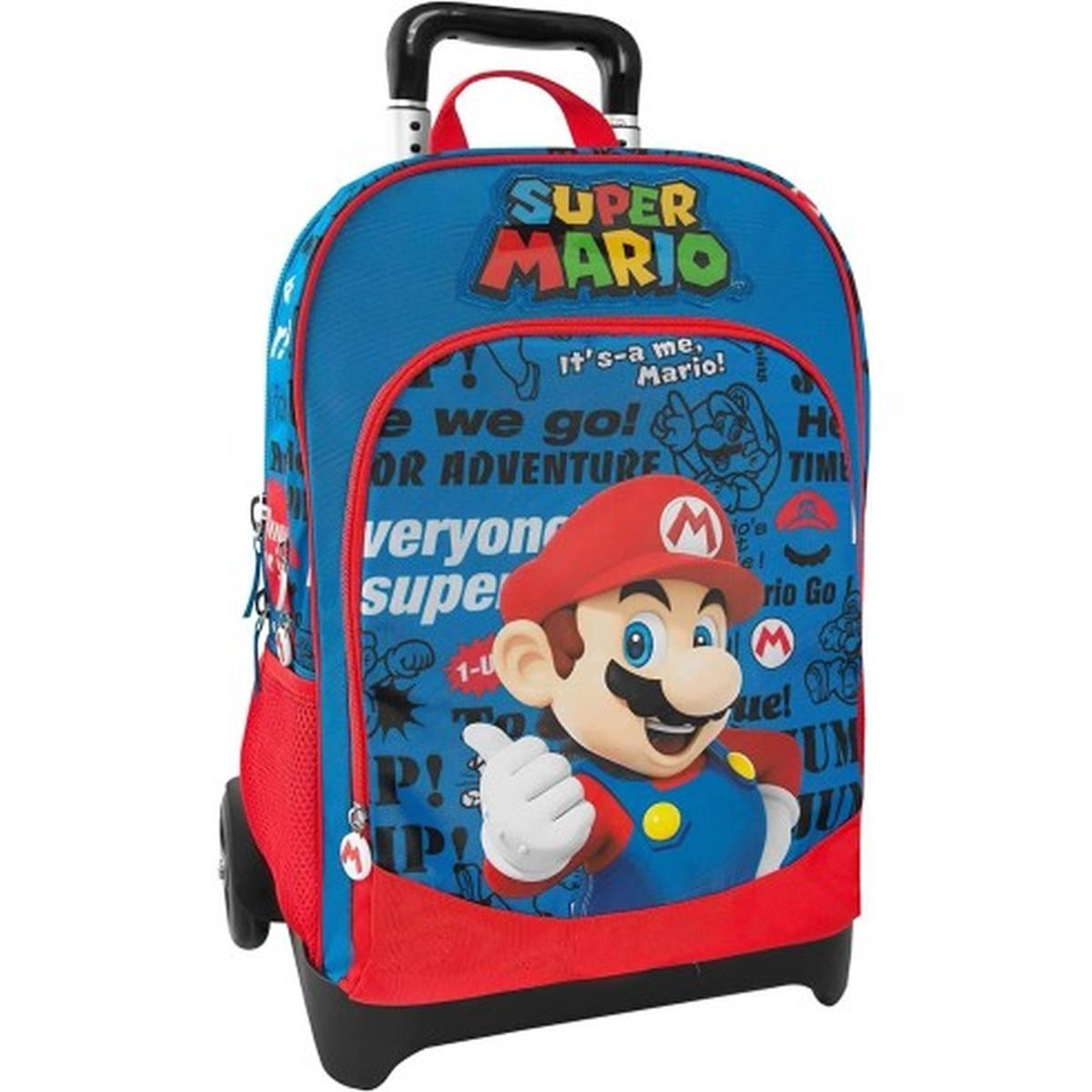 Zaino trolley removibile supermario 25