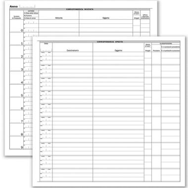 Rg corrispond ricev/sped 200 fg f.to 31x24,5