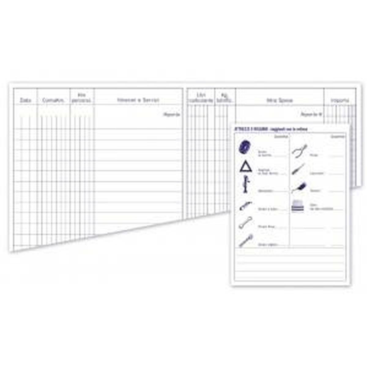 Libretto di marcia auto 48pg 12x17