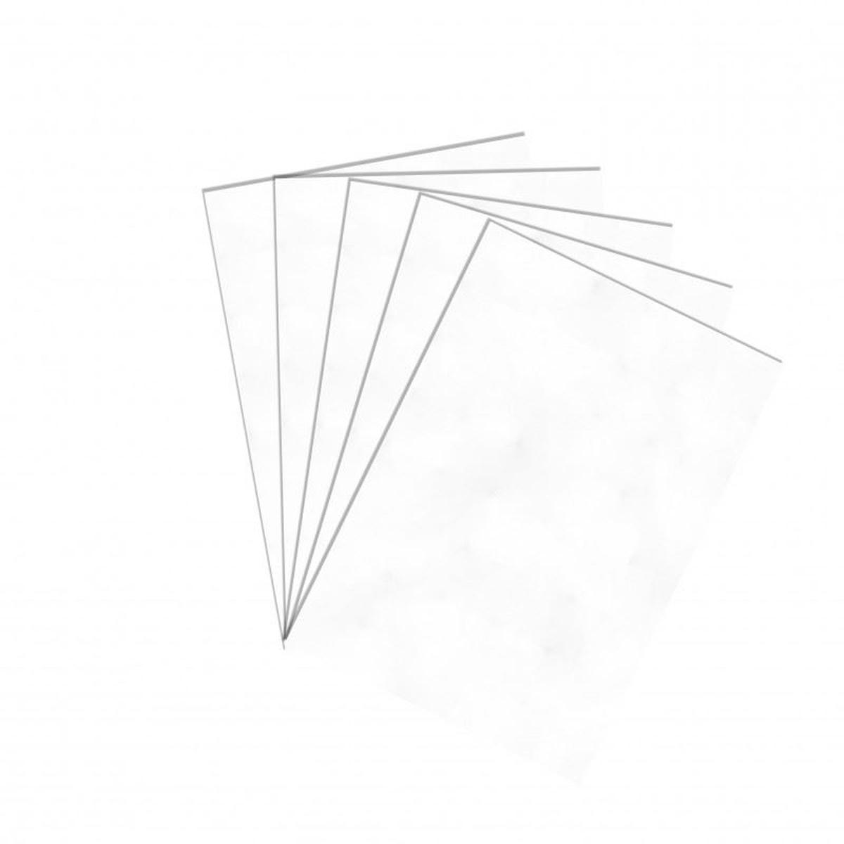 CARTONCINO GOFFRATO 250g A4 BIANCO sc. 100fg