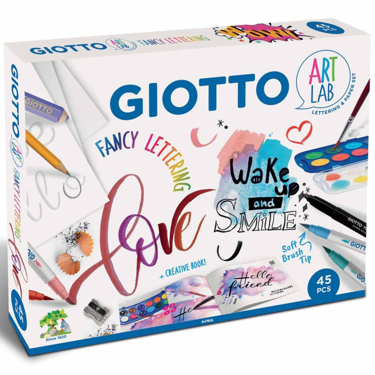 Giotto art lab lettering