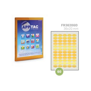 Cf 100 etichette su a4 oro 36x20