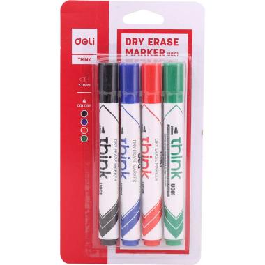 Marcatore x lavagna 4 col in blister