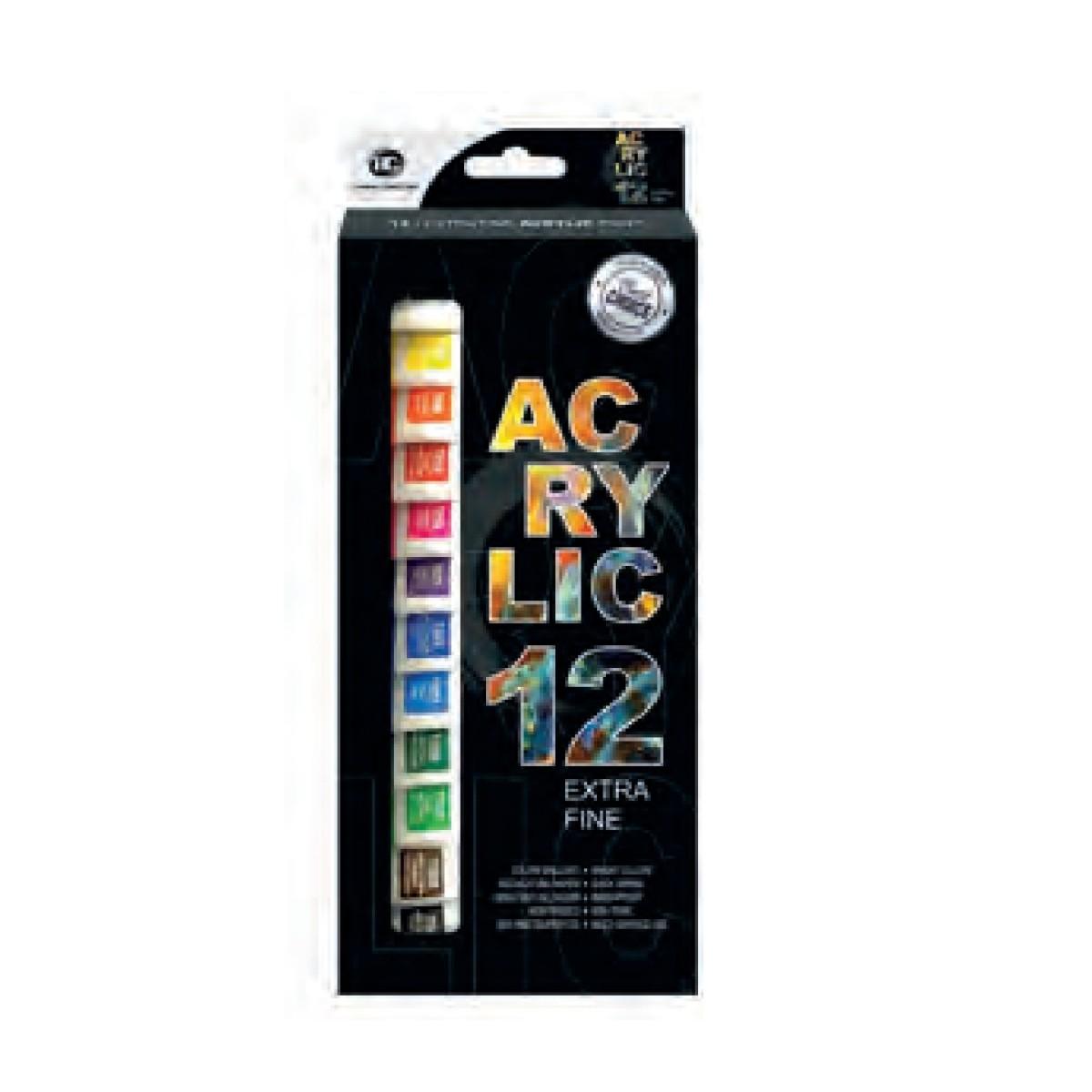 Tempera acrilica da 12 col