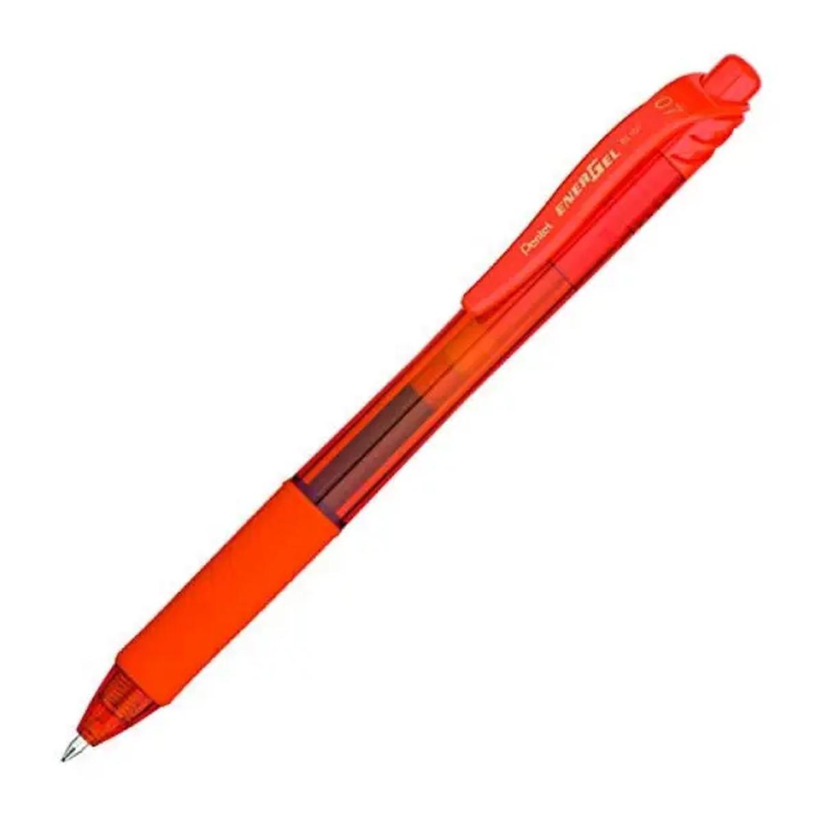 Penna energel x 07 click arancio 12pz