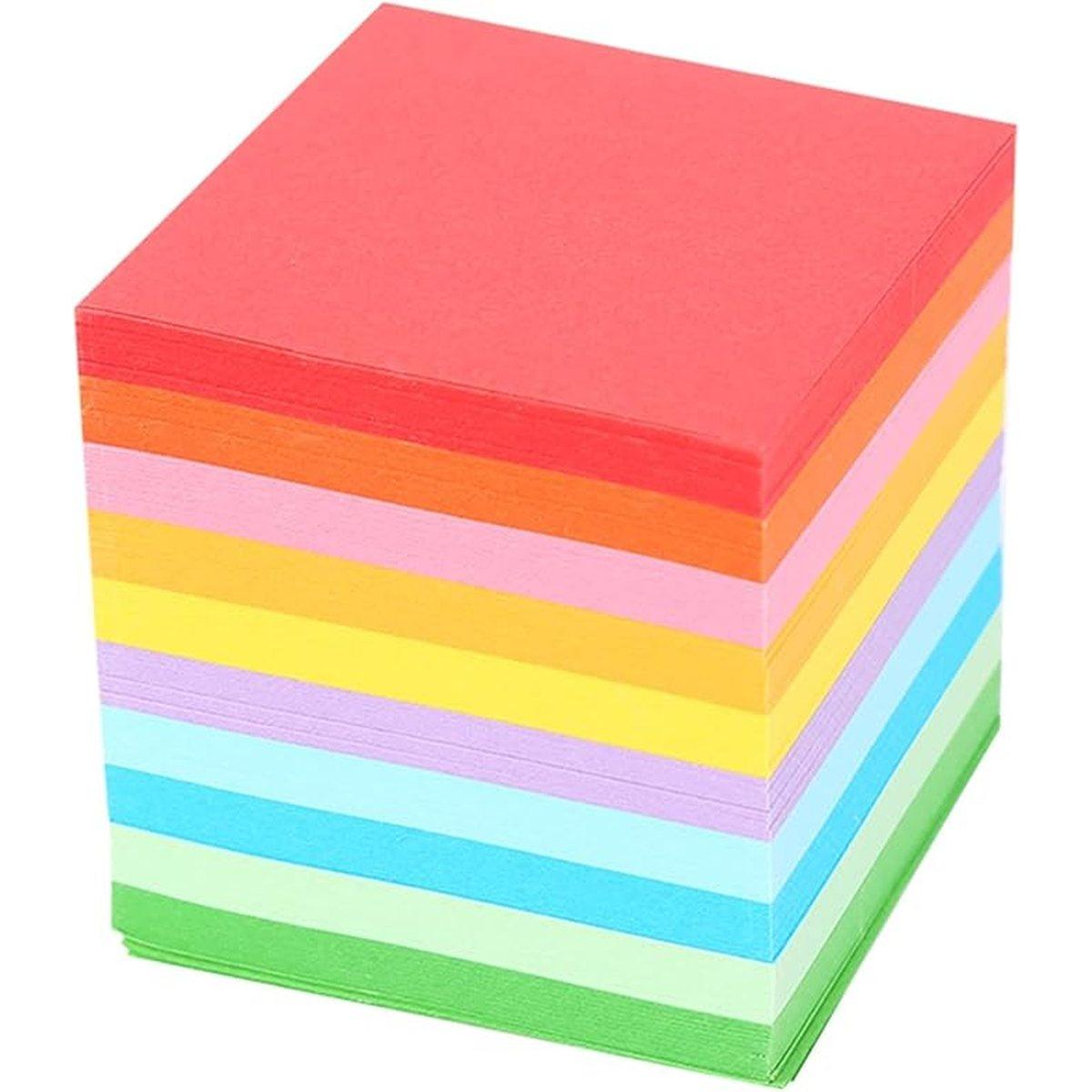 Cubo fogli colorati 9x9