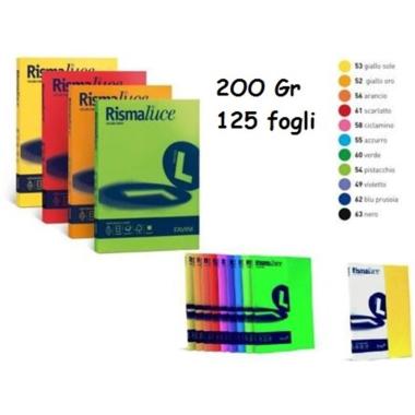 Rismaluce:200 gr  nero 63   a4 f125