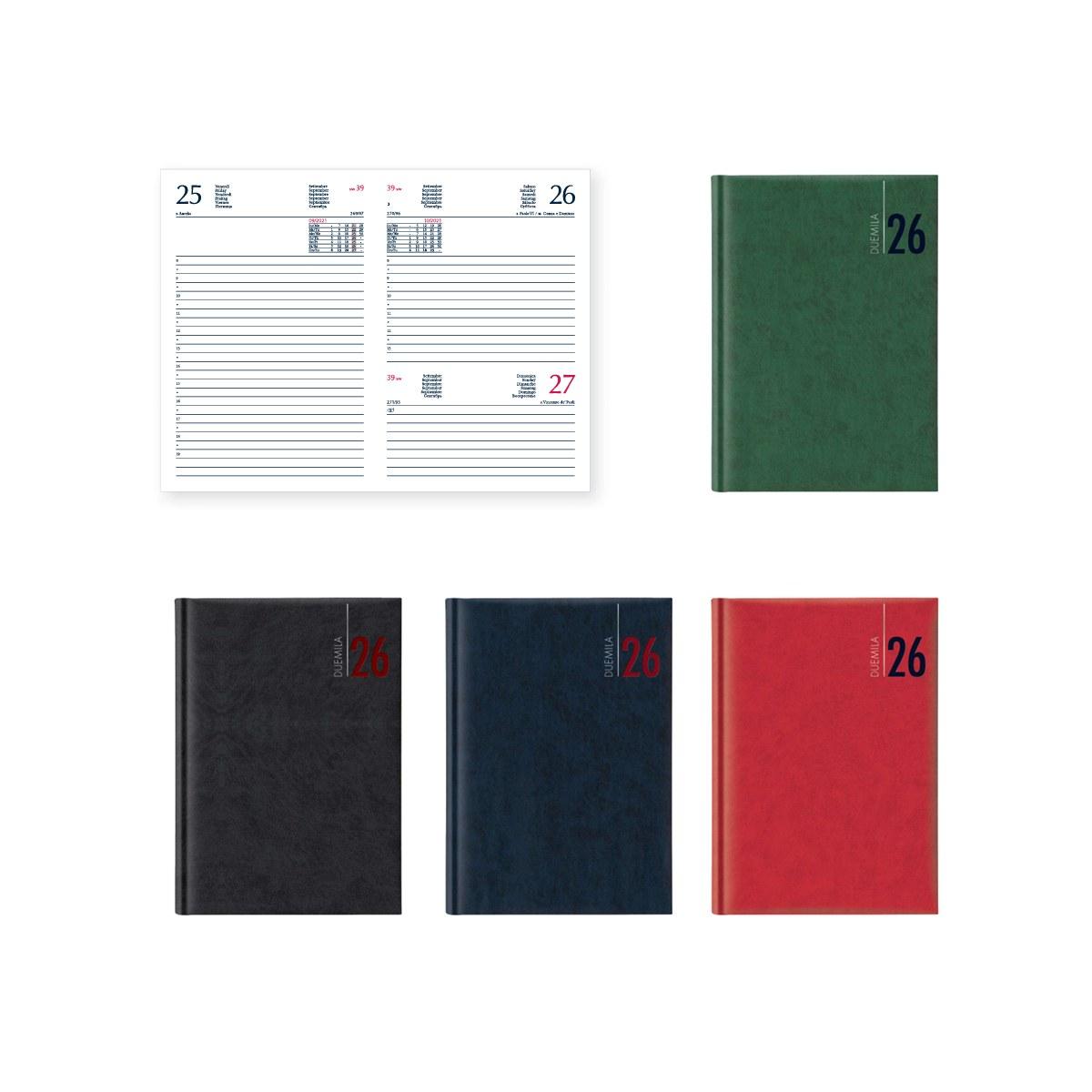 Agenda giornaliera 11x16.5 sab. e dom. abbinati