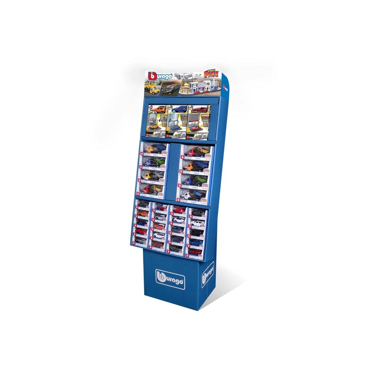 Display burago city 1:43 62pz