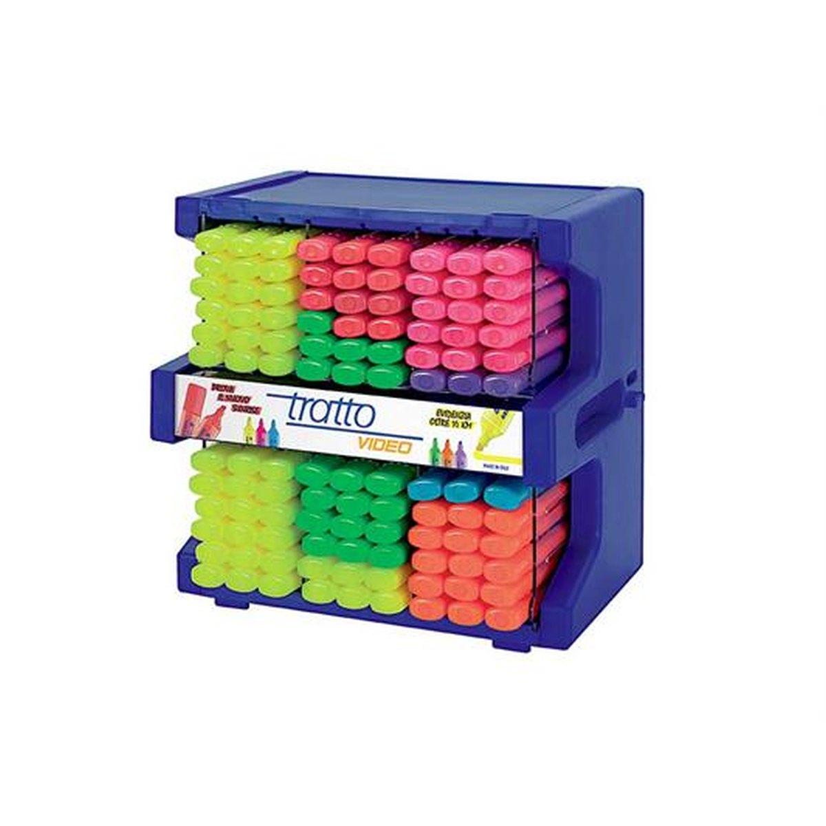 Espositore tratto video modulare 108pz