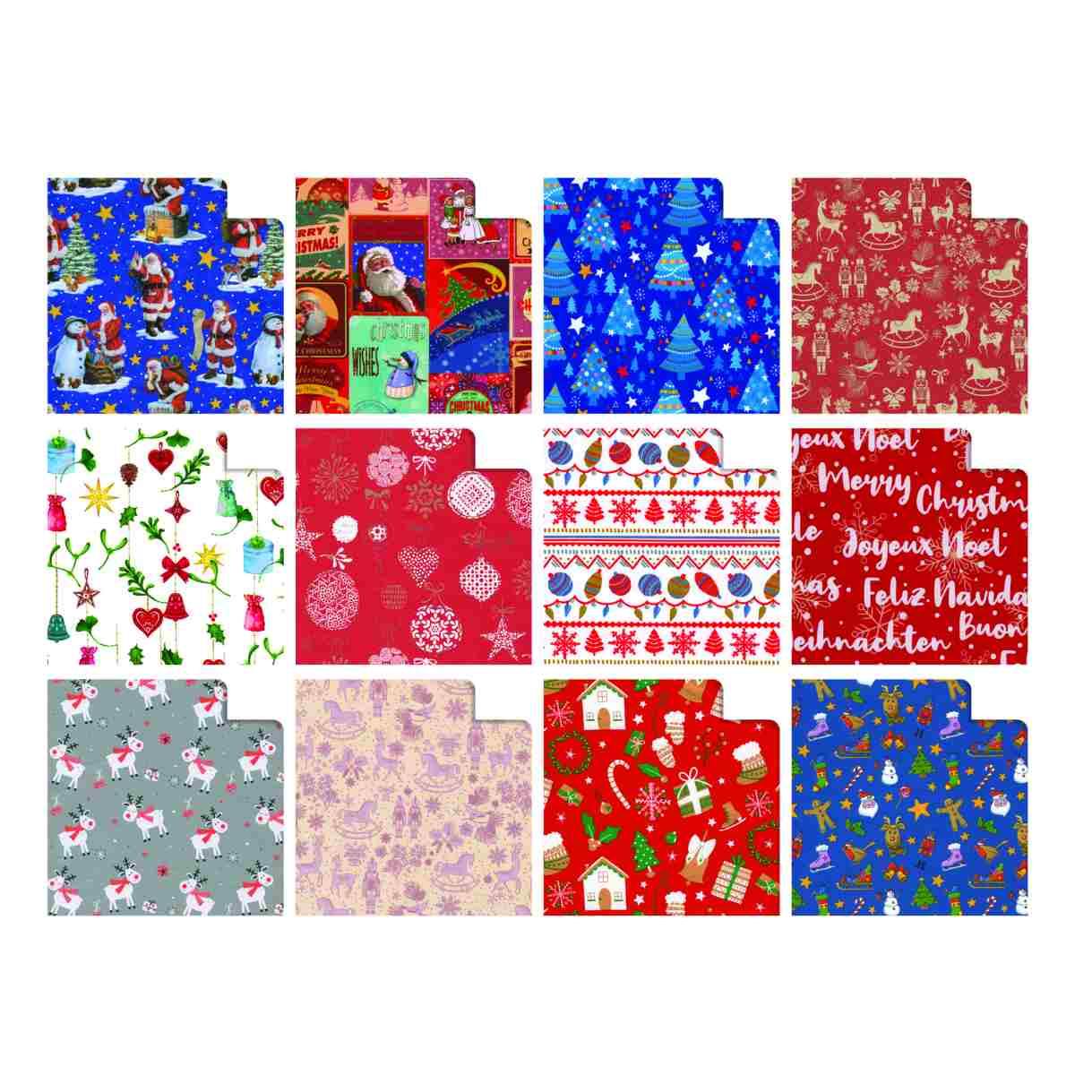 Carta regalo raso scatole da 100 ff ass.nat y