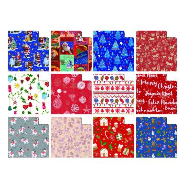 Carta regalo raso scatole da 100 ff ass.nat y