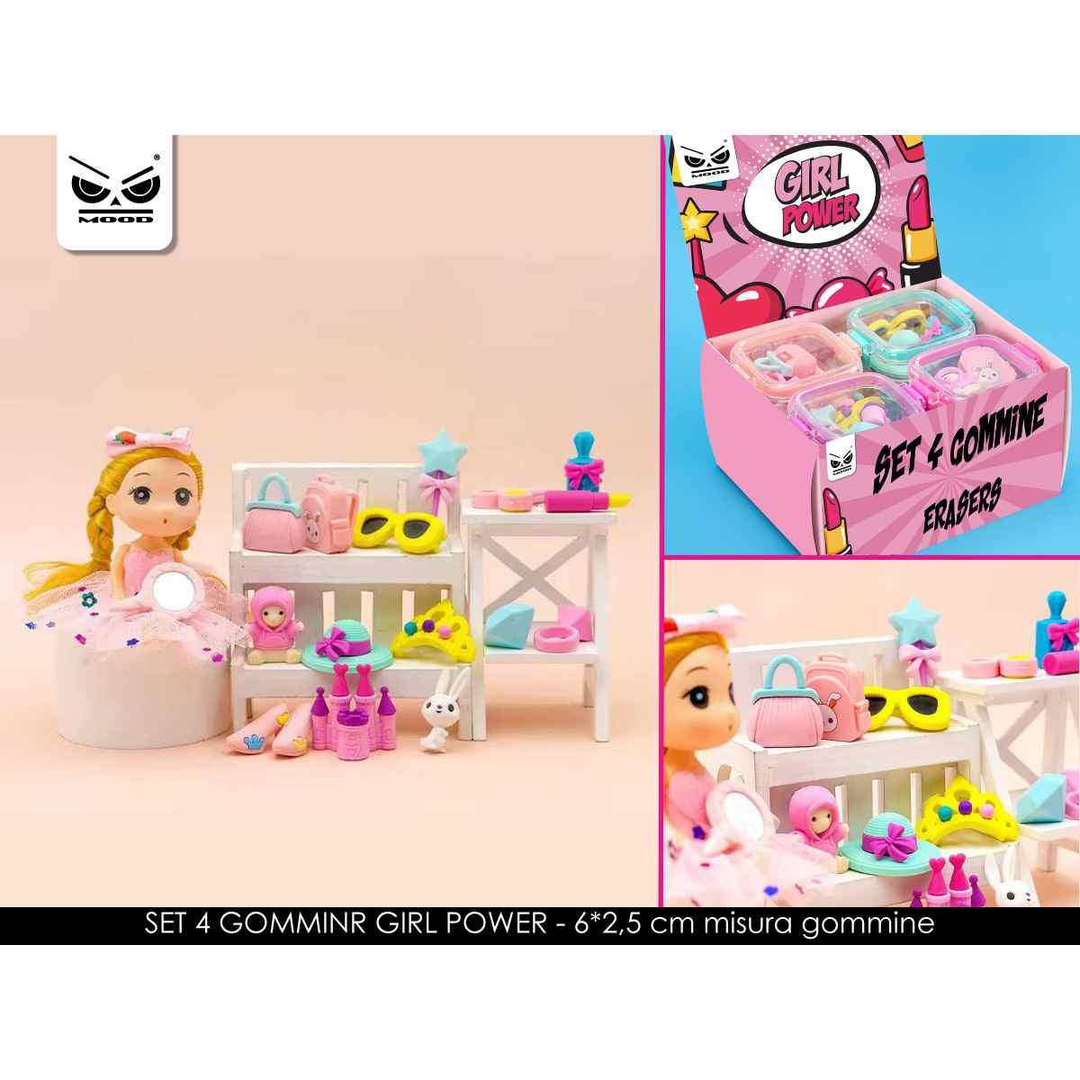 Set 4 gommine girl power