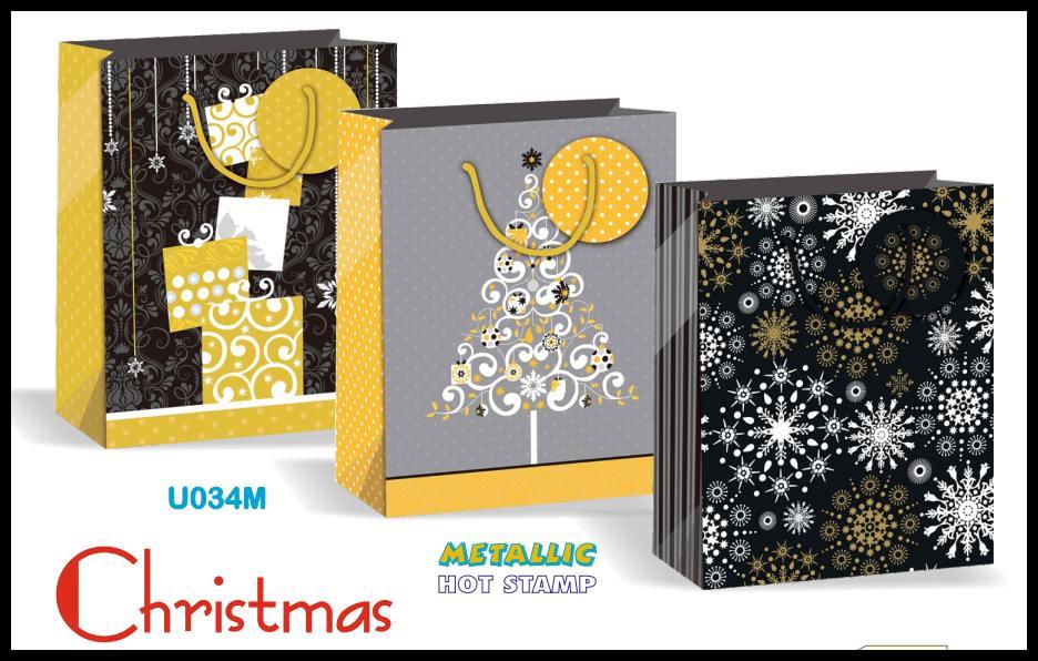 Shopper natale met 26x32x12