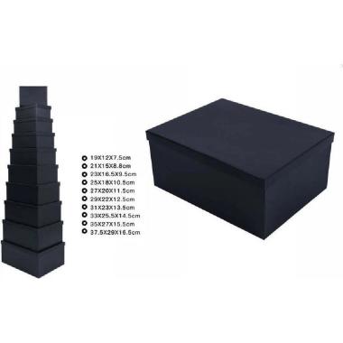 Set 10 scatole regalo nero