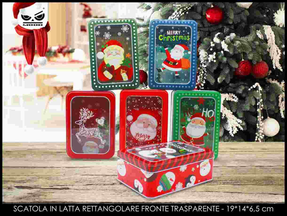 Scatola in latta rettangolare