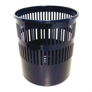 CESTINO tondo FORATO NERO 15L