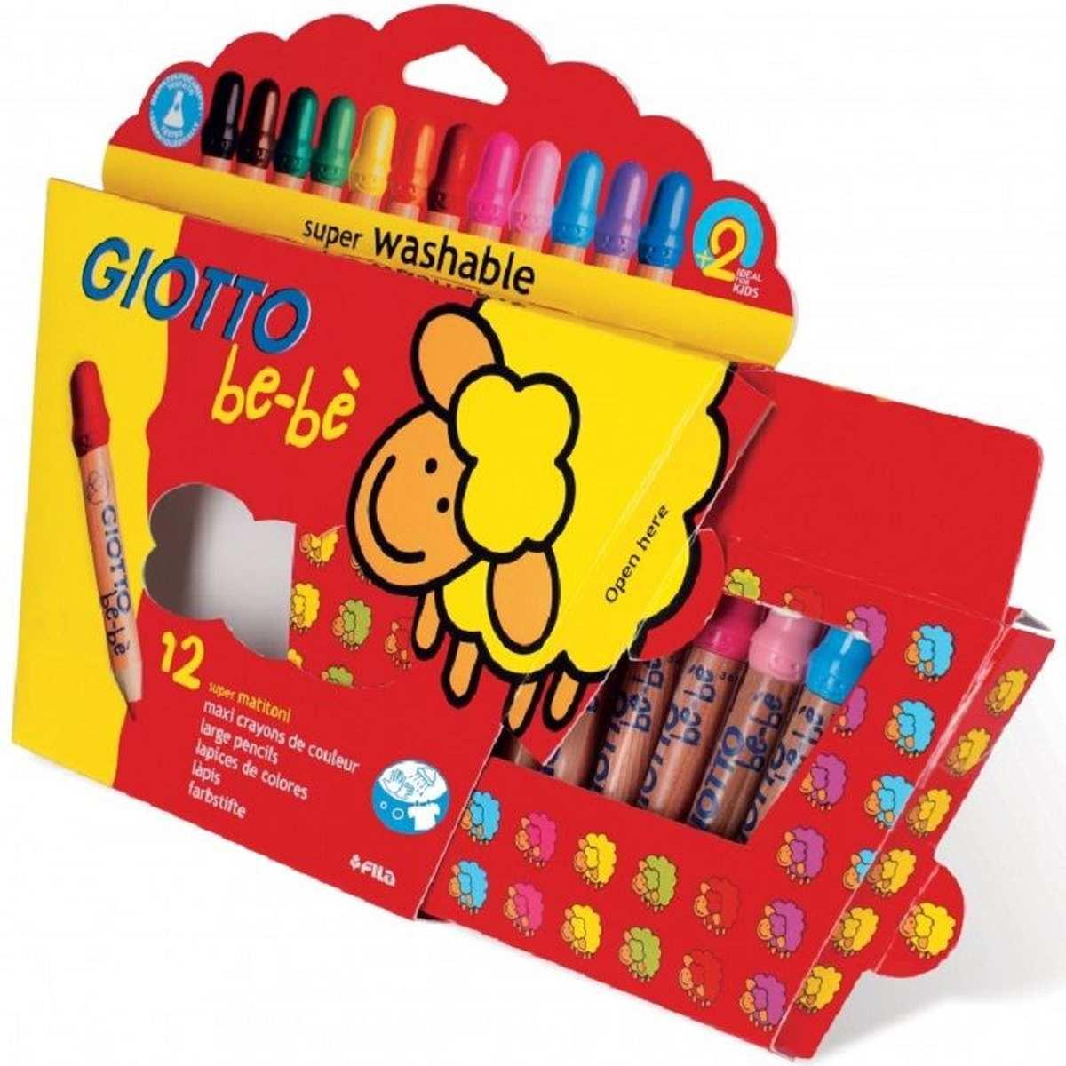 Giotto bebe' astuccio 12 matitoni new