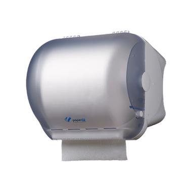 Porta rotolo carenato per bobina industriale