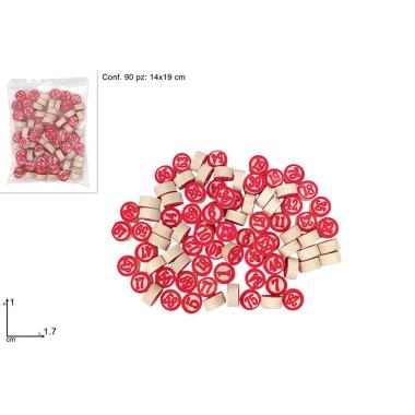 Numeri in legno per tombola