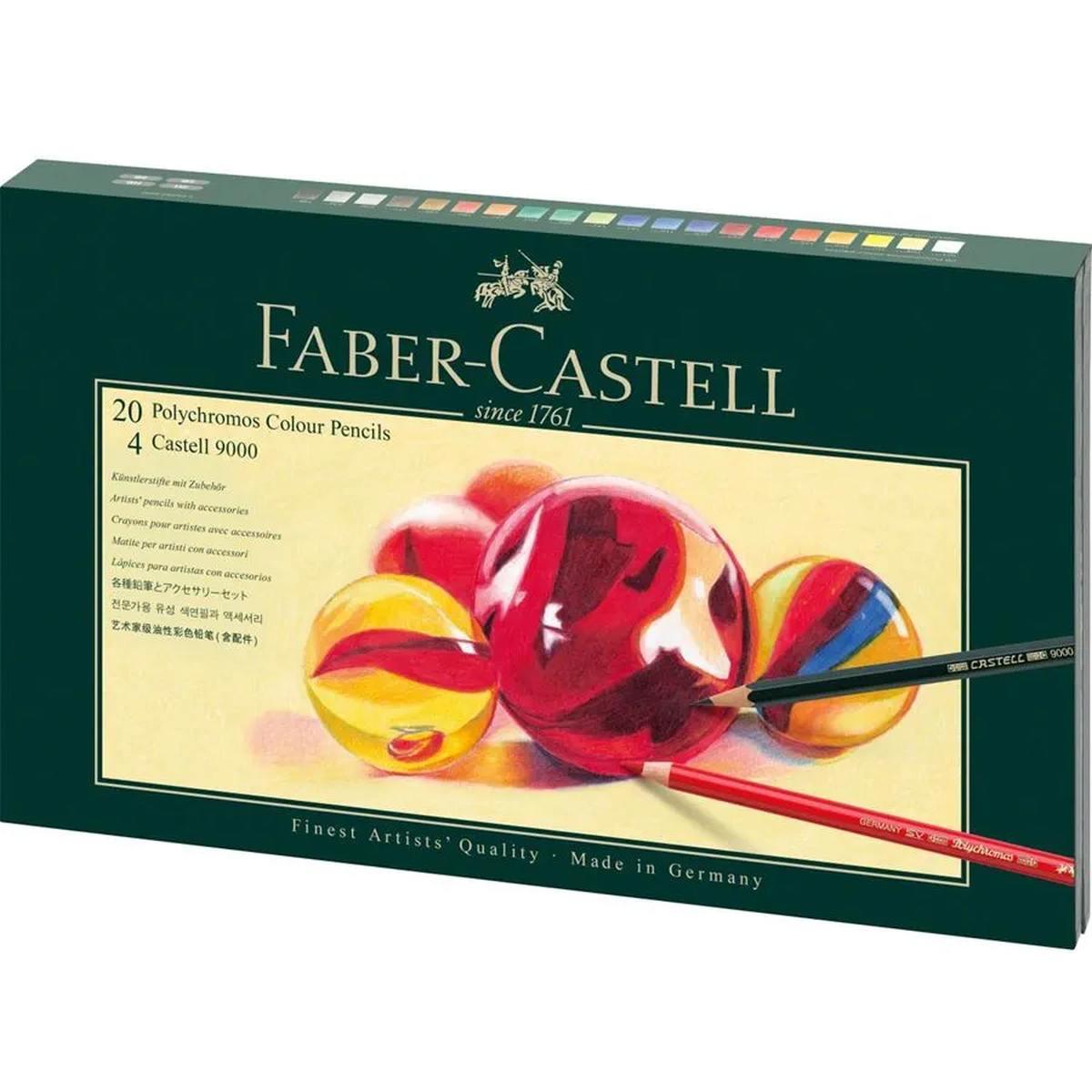 Set regalo polychromos + castell 900