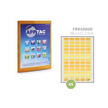 Etichette su a4 oro 38.1 x21.2