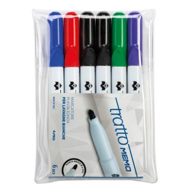 Tratto memo punta tonda busta 6 pz.