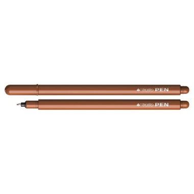 Tratto pen cf. 12 pz. marrone metal