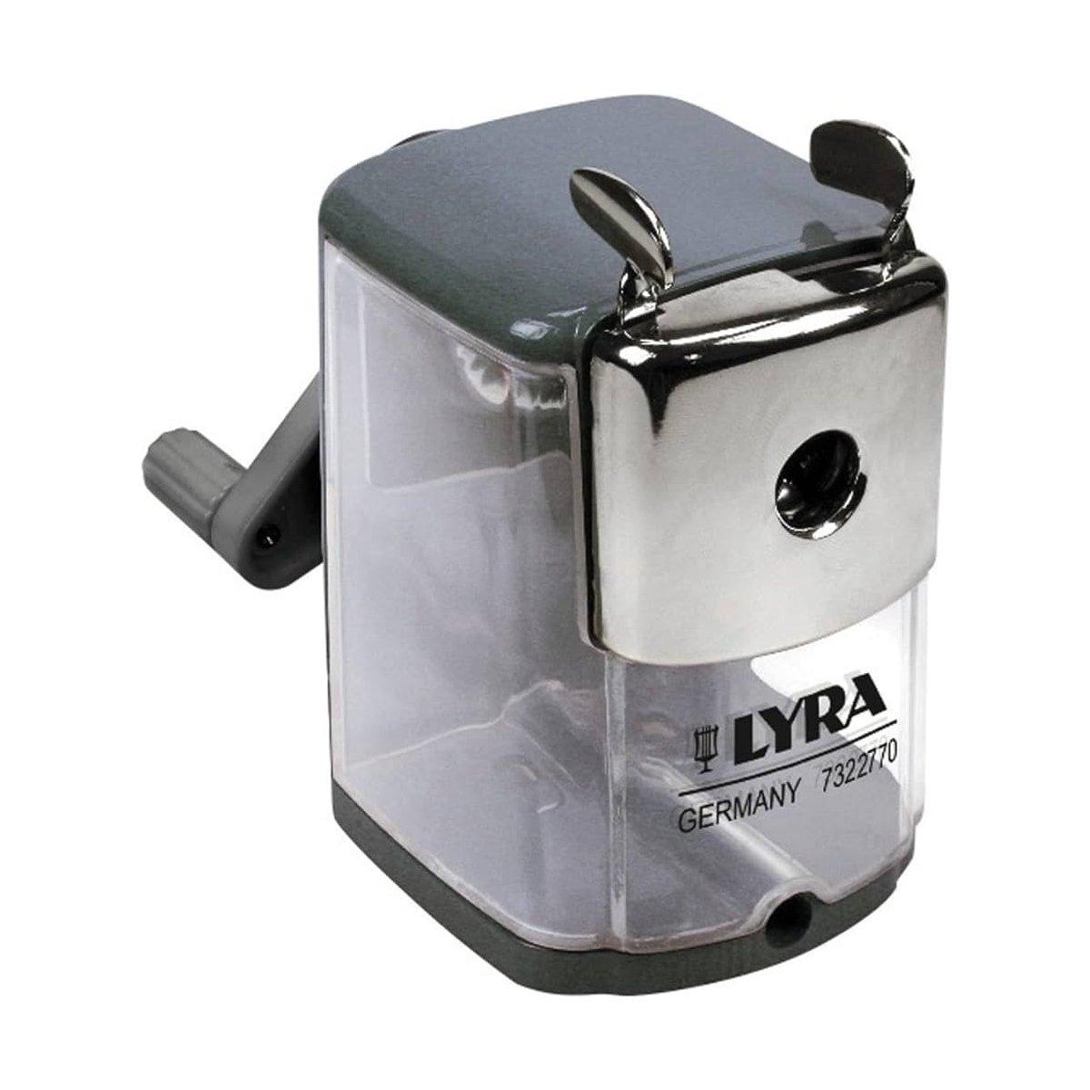 Lyra temperamatite metallo da tavolo