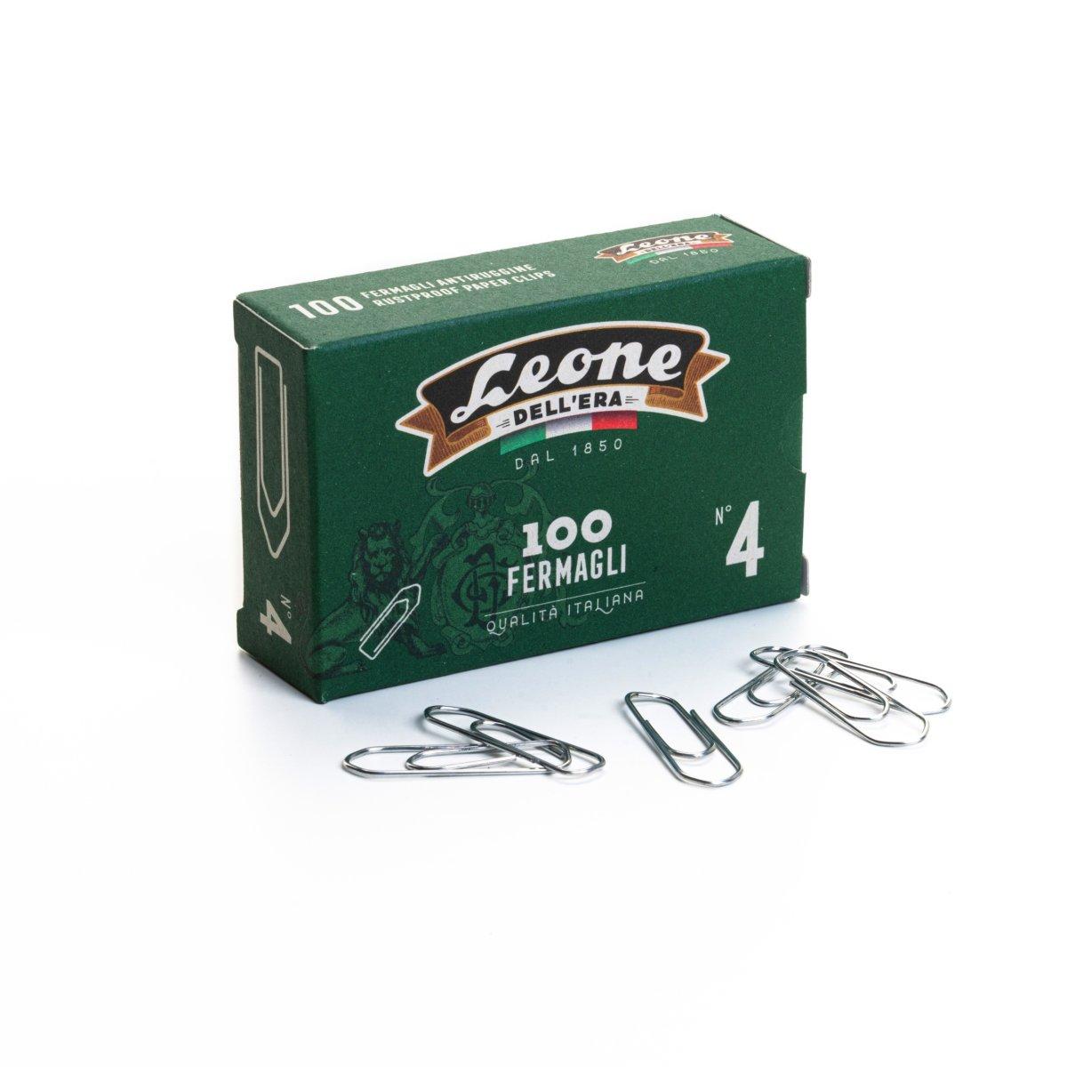 Fermagli n 4 antiruggine leone 100pz