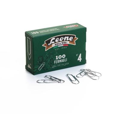 Fermagli n 4 antiruggine leone 100pz