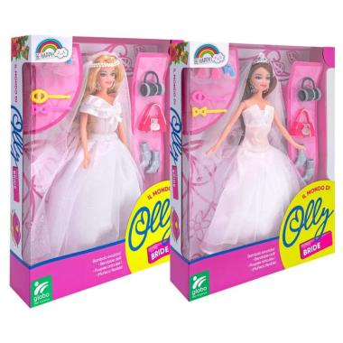 Bambola fashion doll snodata sposa