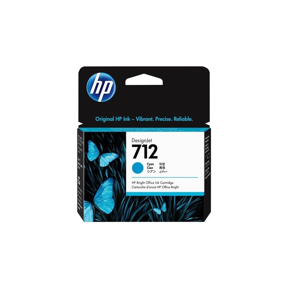 O-HP 712 CYANO designjet T630 29ML