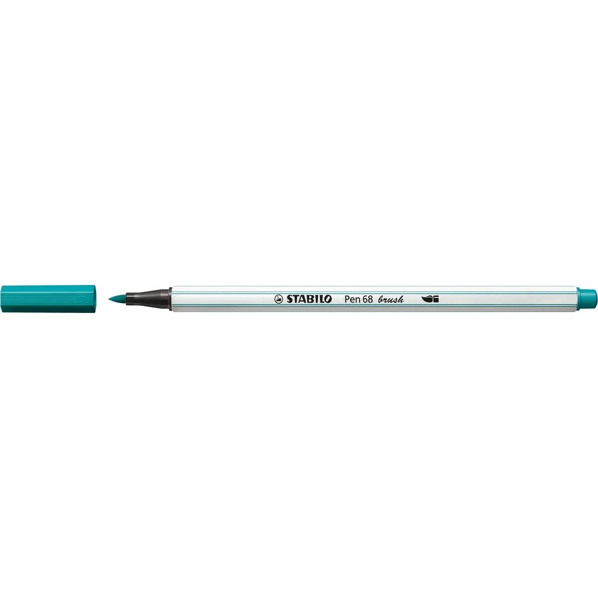 Stabilo pen 68 brush turchese cf10